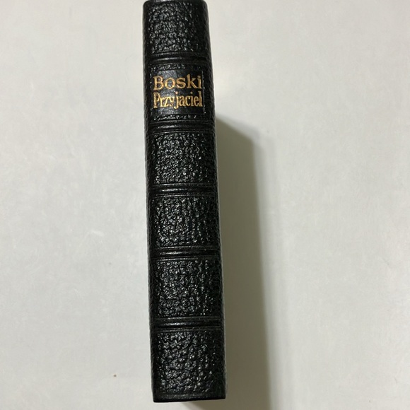Boski Przyjaciel Vintage Polish Catholic Prayer Book Genuine Leather - Picture 5 of 16